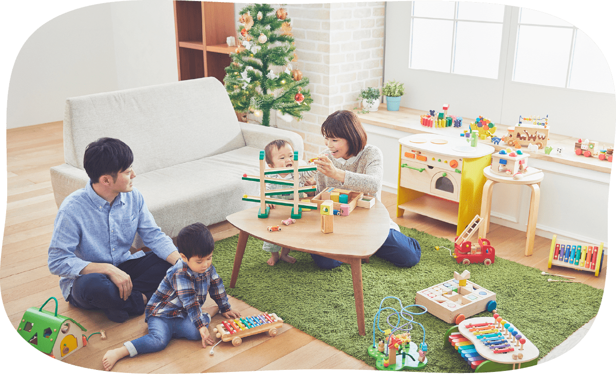 家族で遊ぶおもちゃ
