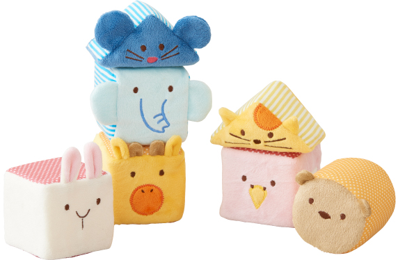 ふわふわアニマルブロック