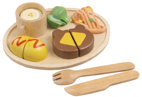 GENIの木のおもちゃ『森のランチプレート』