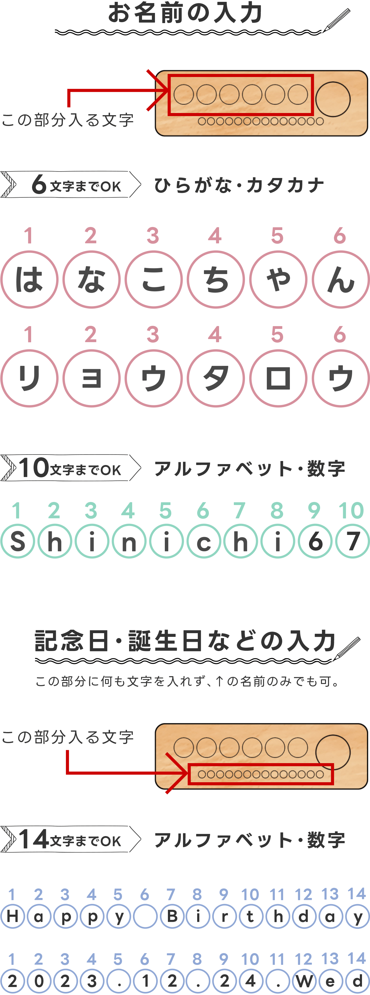名入れ 名入れプレート ネームプレート