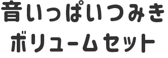 音いっぱいつみきボリュームセット2