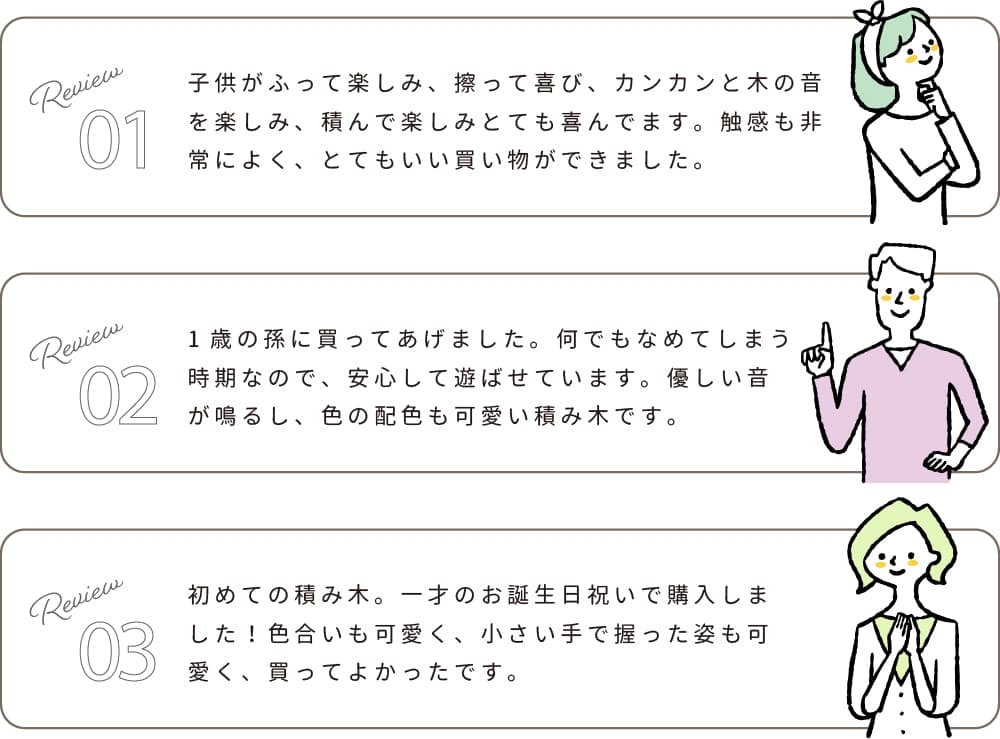 お客様のレビュー一覧