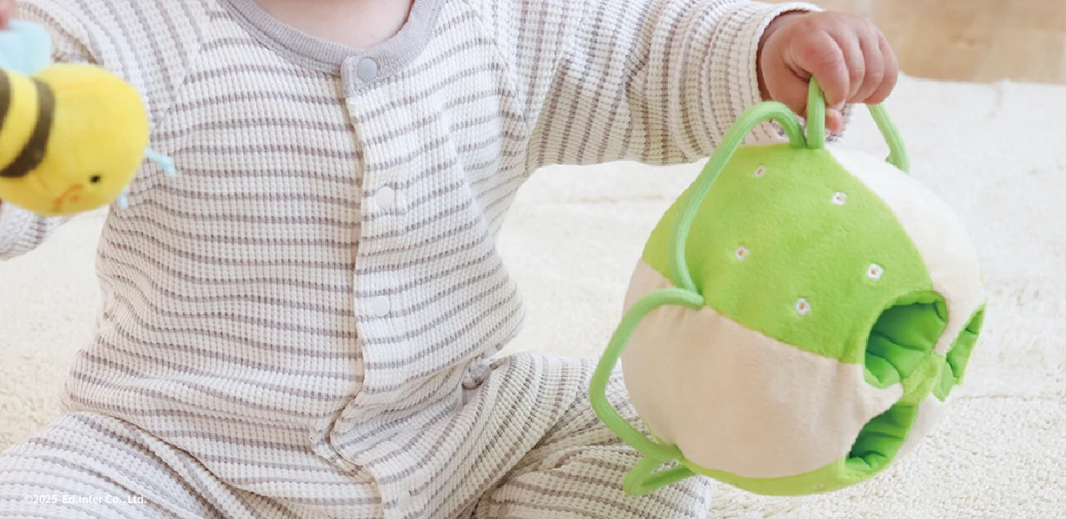 ファーストトイ・出産祝いにおすすめの布おもちゃ │GENI（ジェニ）ふりふりみつばち