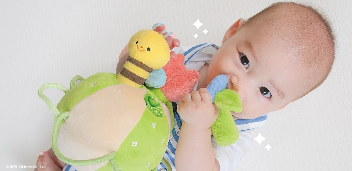 ファーストトイ・出産祝いにおすすめの布おもちゃ │GENI（ジェニ）ふりふりみつばち