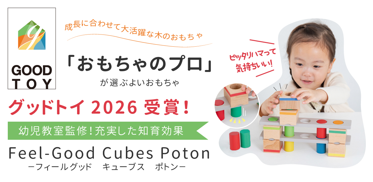 Feel Good Cubes Poton -ポトン-|Good Toy（グッドトイ）2026受賞