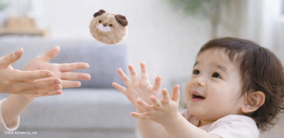 出産祝いにおすすめGENI（ジェニ）布おもちゃ│Ponpon Animal Cupcake-ポンポンアニマルカップケーキ-