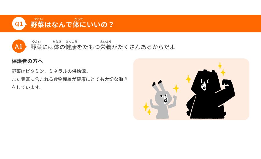 エドインター野菜Q&A 野菜と健康01