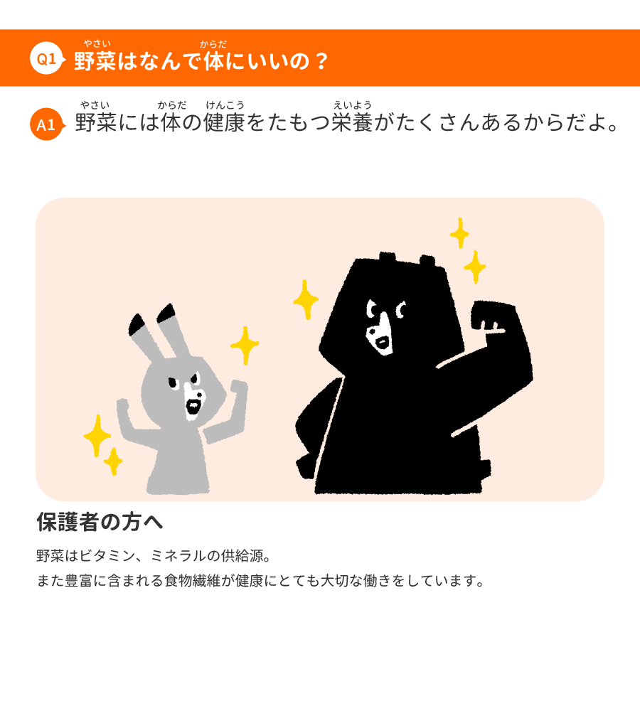 エドインター野菜Q&A 野菜と健康01