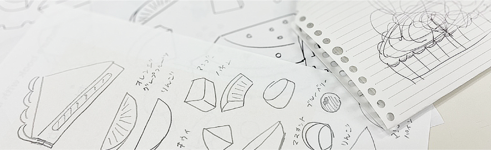 夢のフルーツタルトスケッチ