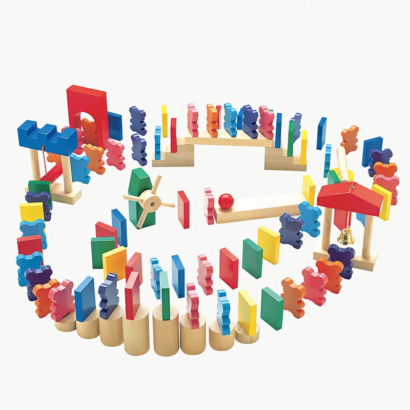 ドキドキドミノ 知育玩具 木のおもちゃ GENI
