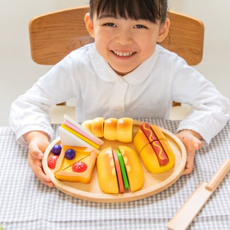販売終了]職人さんごっこ パン職人 知育玩具 木のおもちゃ GENI