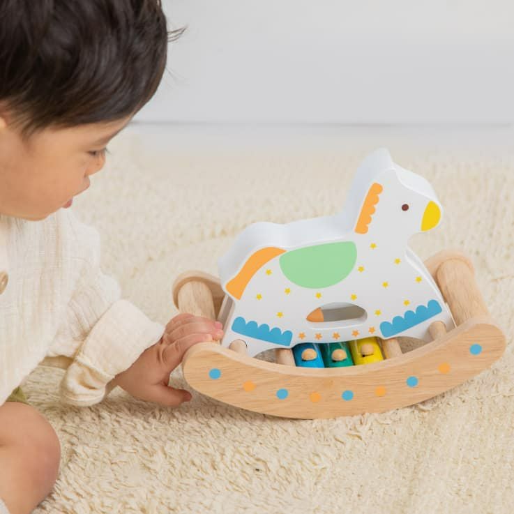 カランコロン木馬 知育玩具 木のおもちゃ GENI