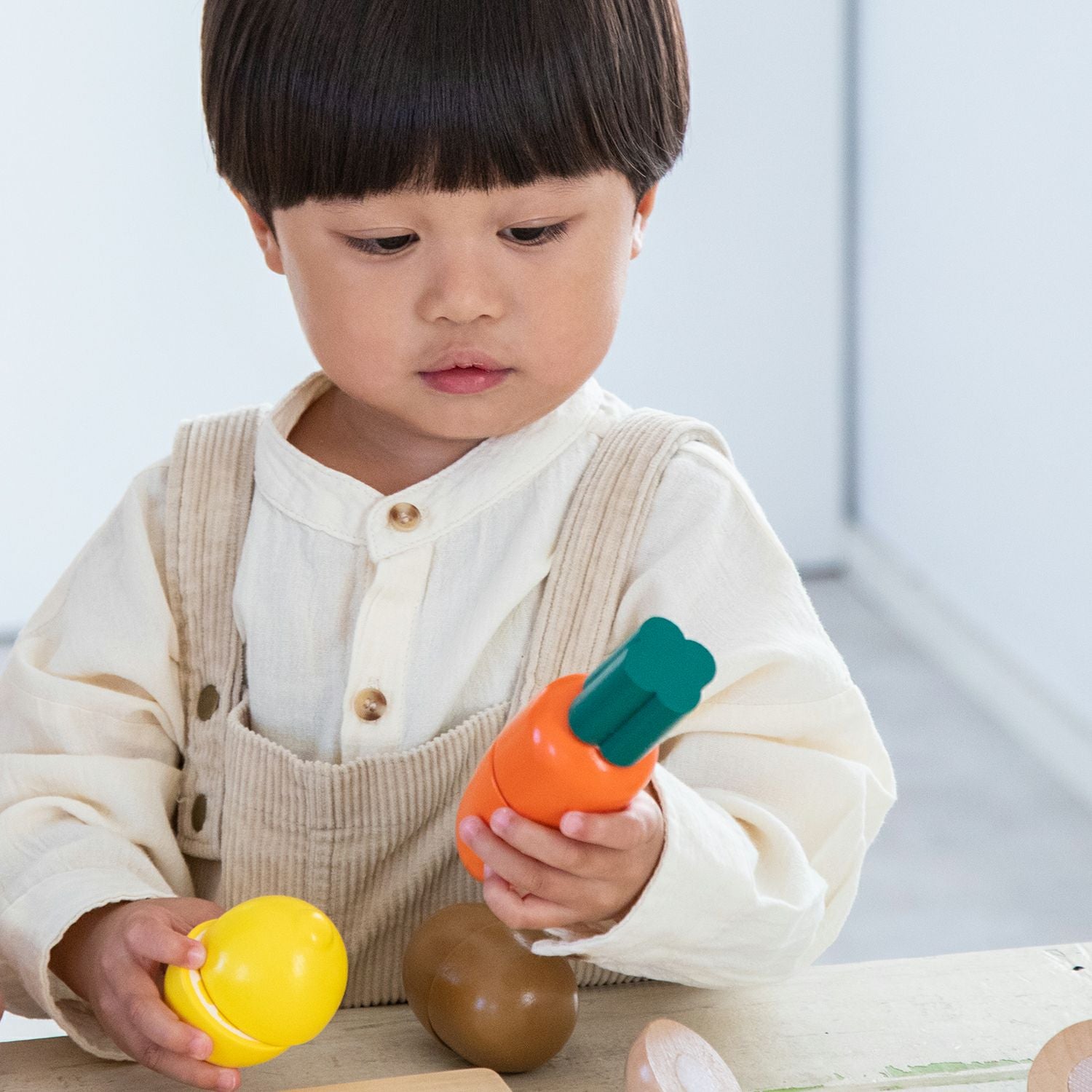 販売終了]いっしょにサクサク!おままごと 知育玩具 木のおもちゃ GENI