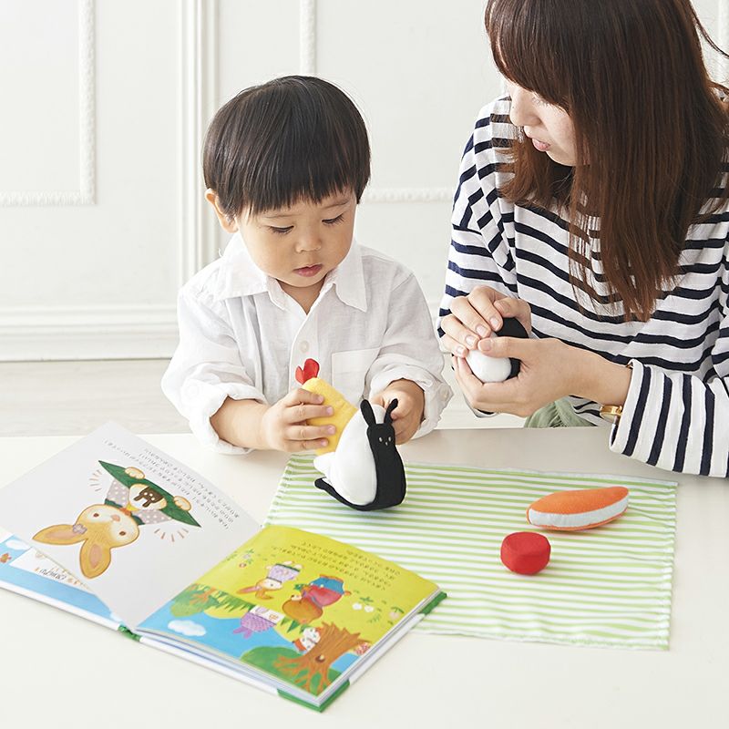 おこめくんとママのおにぎりやさん 知育玩具 木のおもちゃ GENI