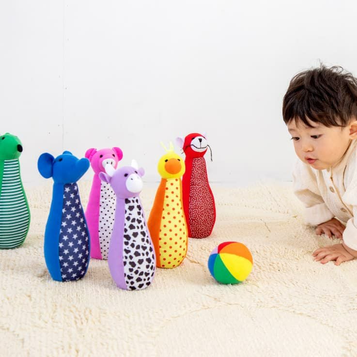 ソフトボウリング 知育玩具 木のおもちゃ GENI