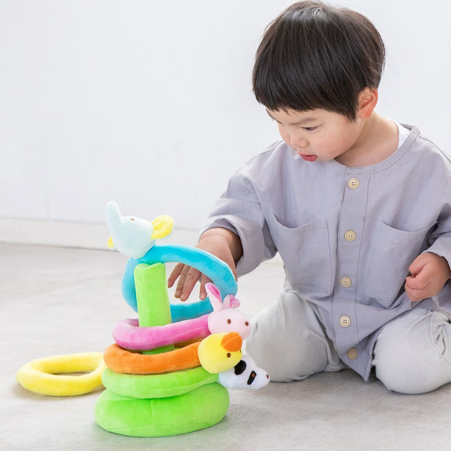 ふわふわなげっこ 知育玩具 木のおもちゃ GENI