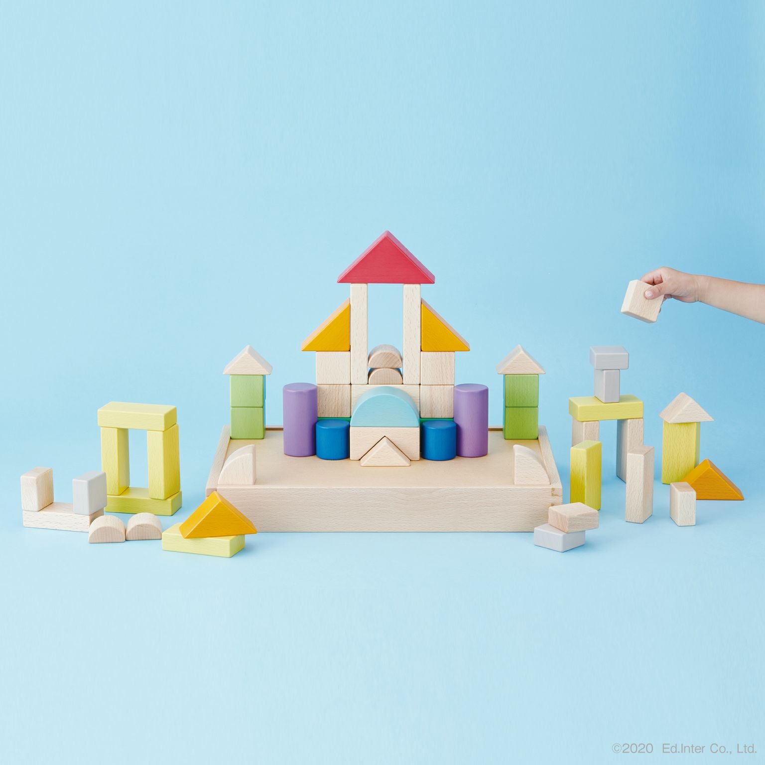 販売終了]My First Blocks Tsumin -Color- 知育玩具 木のおもちゃ GENI
