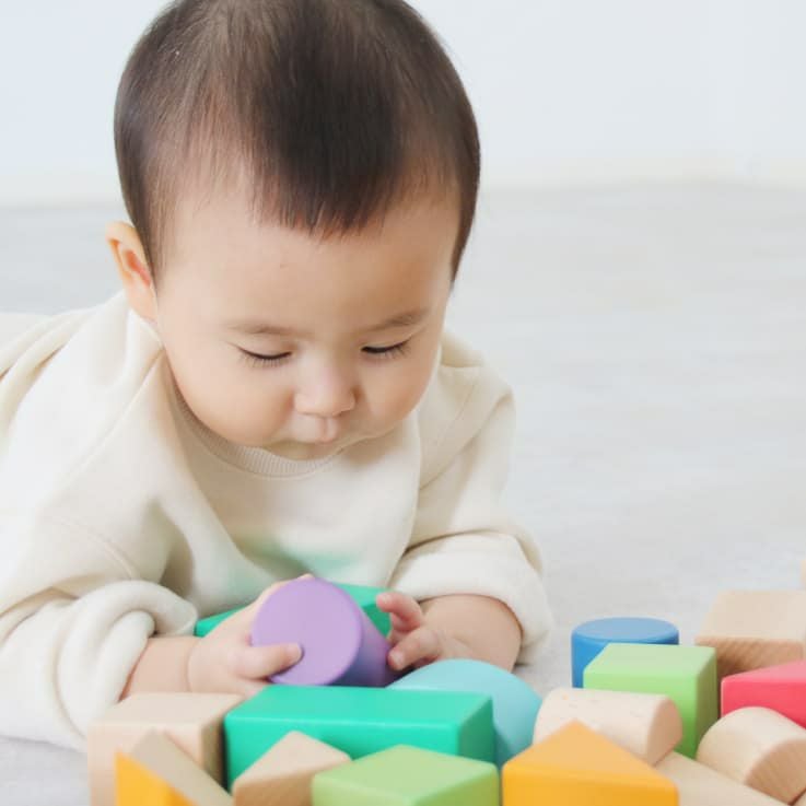 販売終了]My First Blocks Tsumin -Color- 知育玩具 木のおもちゃ GENI