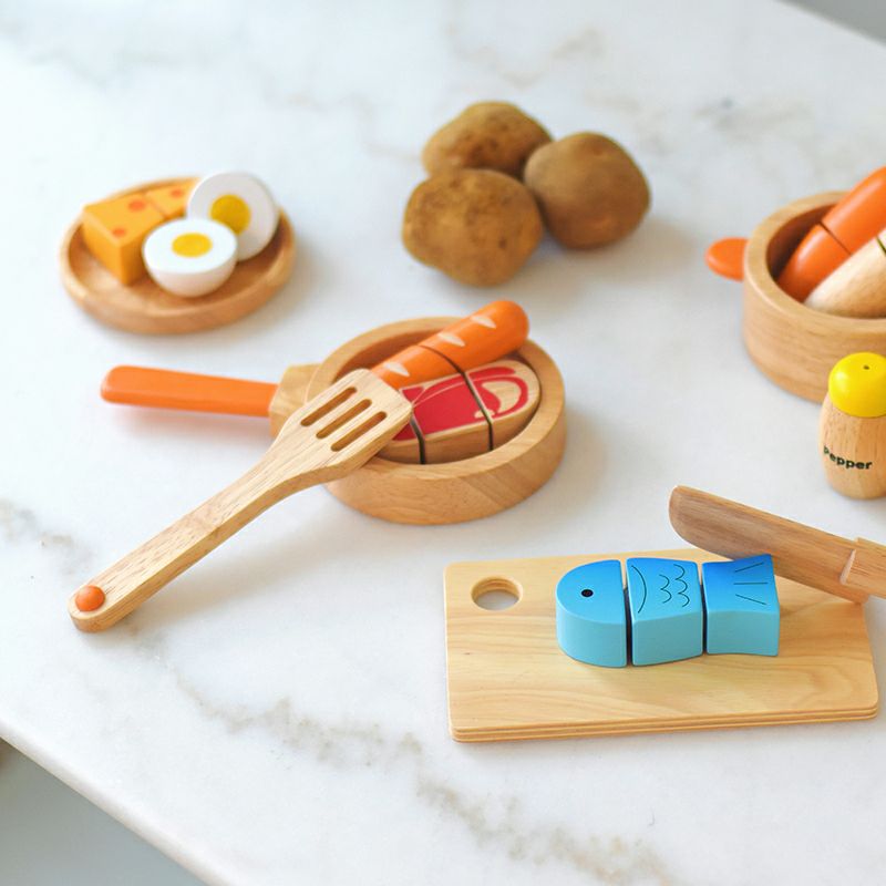 朝どれ たまご 知育玩具 木のおもちゃ GENI