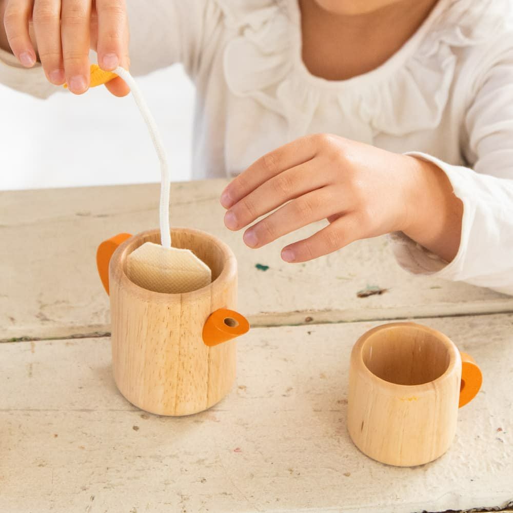 ティーポット（ティーバッグ付） 知育玩具 木のおもちゃ GENI