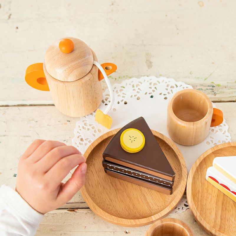 ティーポット（ティーバッグ付） 知育玩具 木のおもちゃ GENI