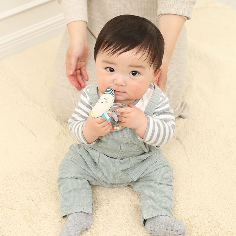 お月さまのラトル 知育玩具 木のおもちゃ GENI