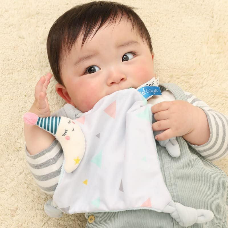 BABYL Tシャツ、タオルなど8点 販売終了]お月さまのミニタオル 知育玩具 木のおもちゃ GENI