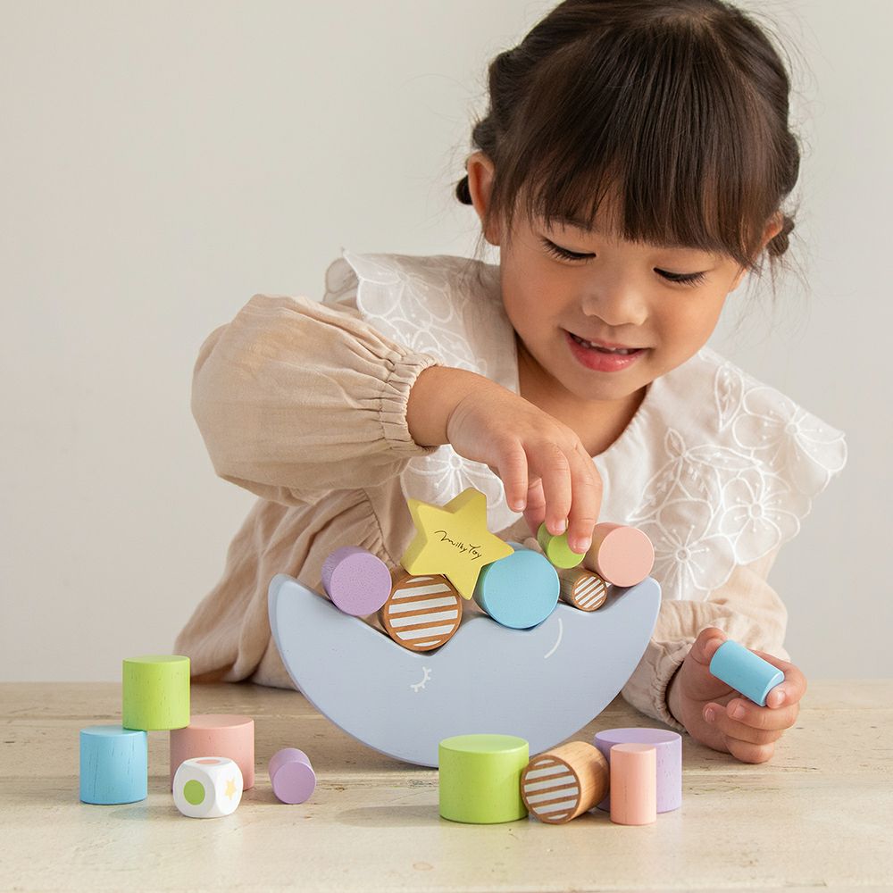 Dreamy Moon つみき パズル 知育玩具 木のおもちゃ GENI