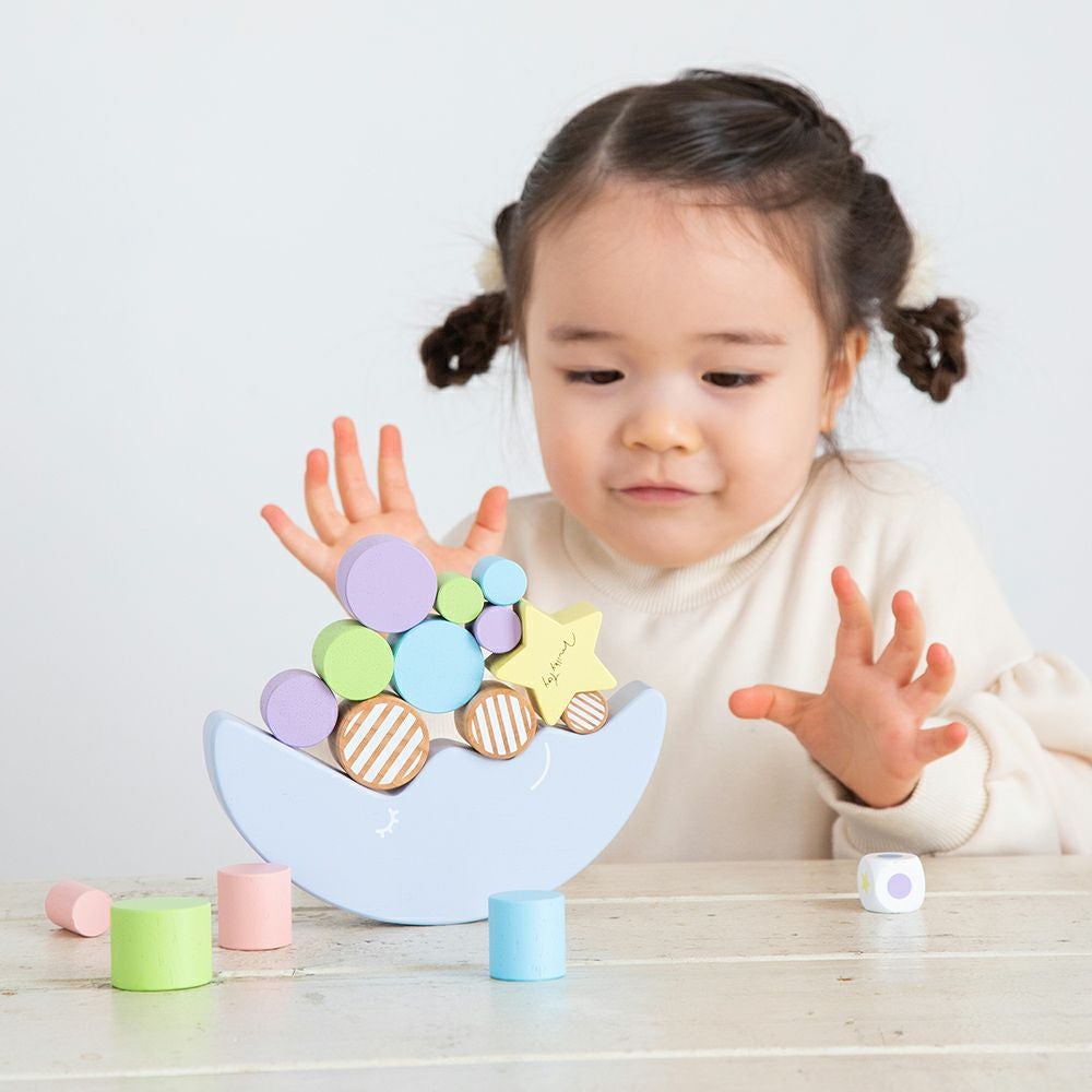 Dreamy Moon つみき パズル 知育玩具 木のおもちゃ GENI