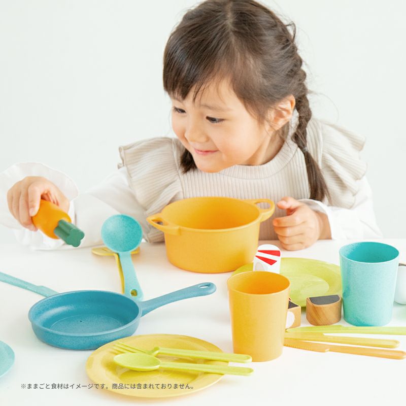 ecomugi ( エコムギ ) COOKING POT SET クッキングポットセット 知育