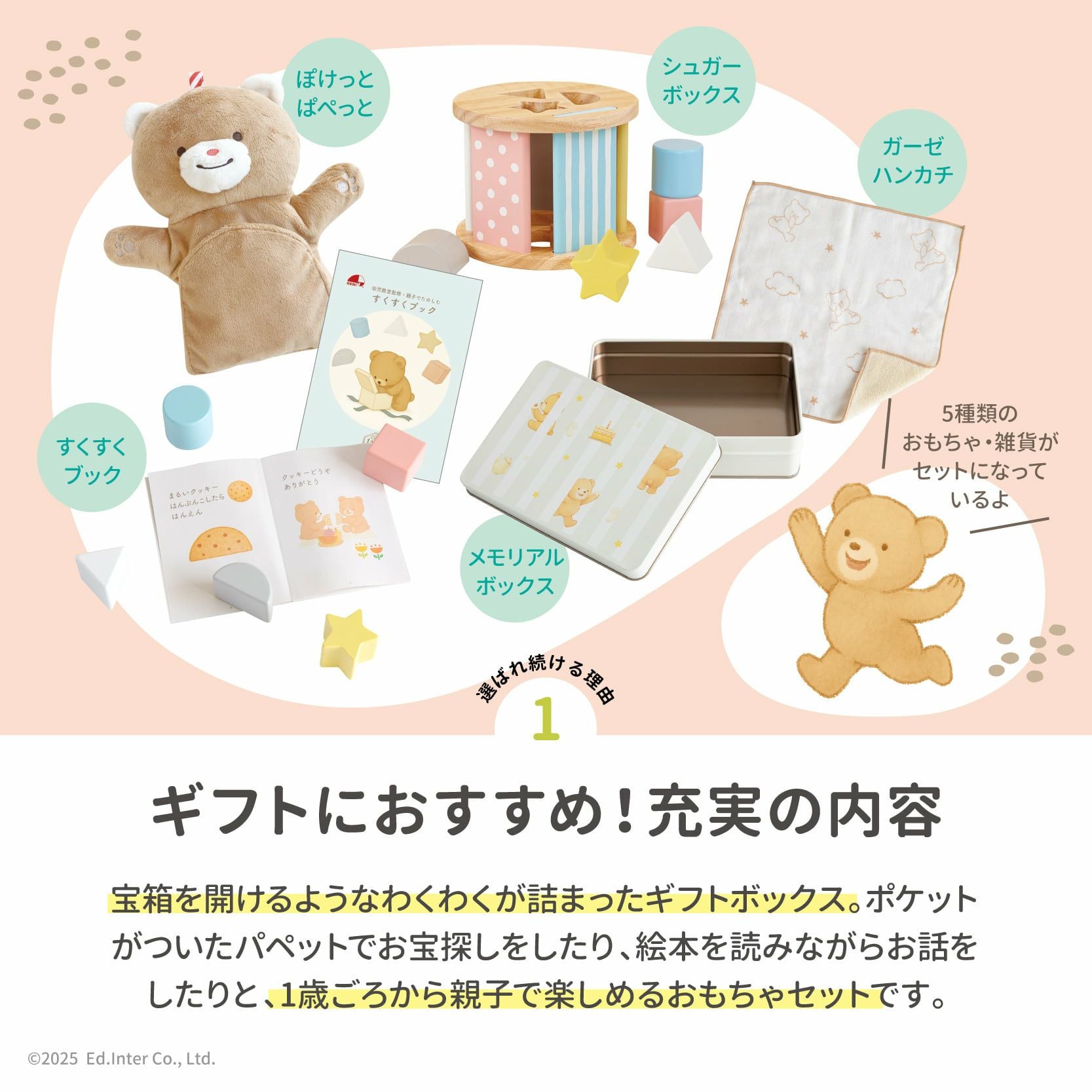 1さいのたからばこ- Milky Bear Gift│GENI公式通販
