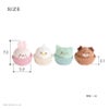 出産祝いにおすすめGENI（ジェニ）布おもちゃ│Ponpon Animal Cupcake-ポンポンアニマルカップケーキ-
