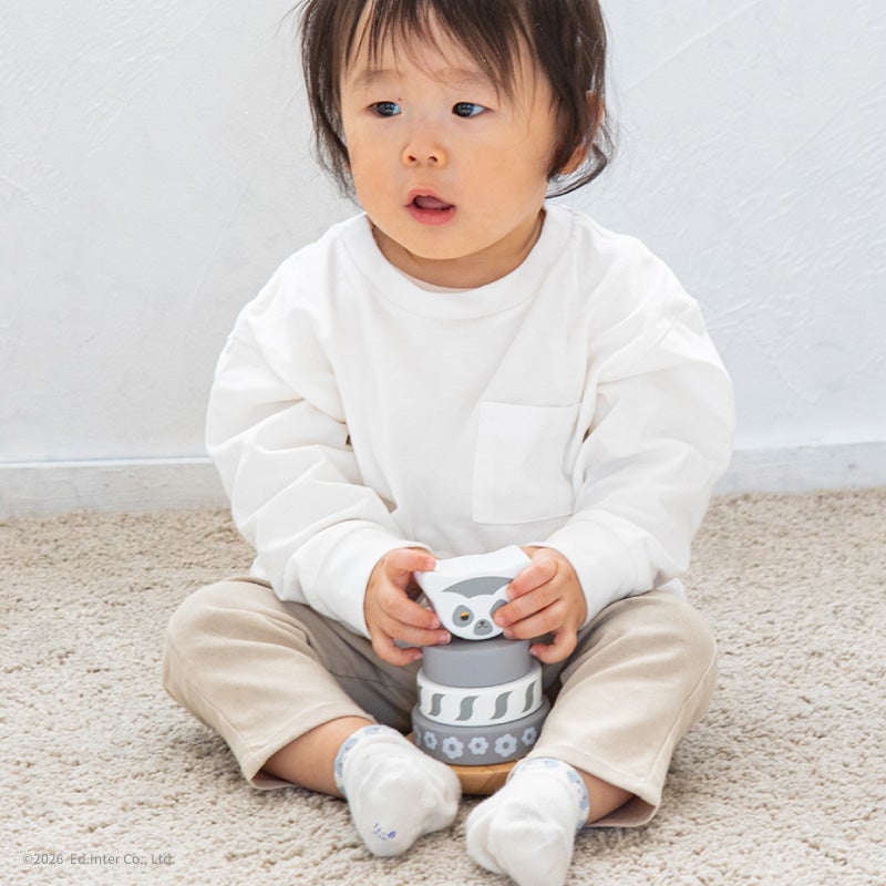 幼児教室監修の知育玩具GENI（ジェニ）│ゆらゆらスタッキングトイ ねぼすけ Lulu -ルル-